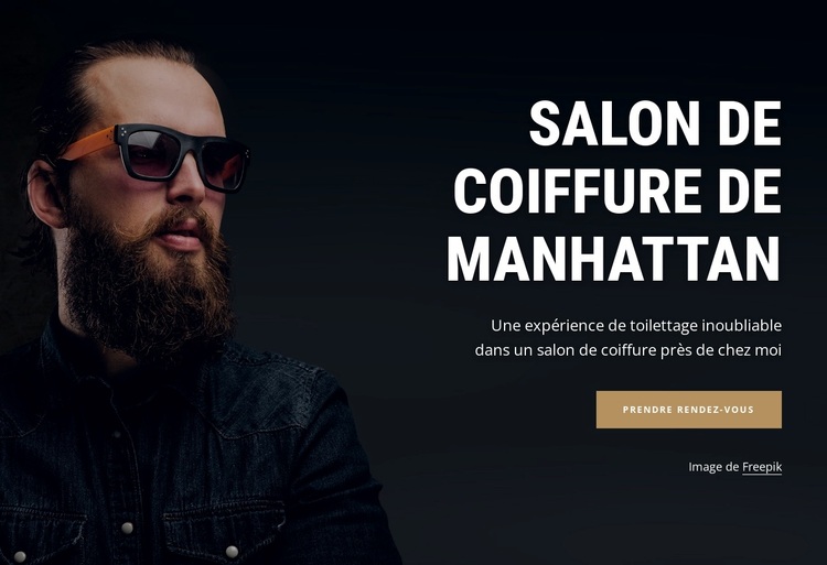 Salon de coiffure de Manhattan Thème WordPress