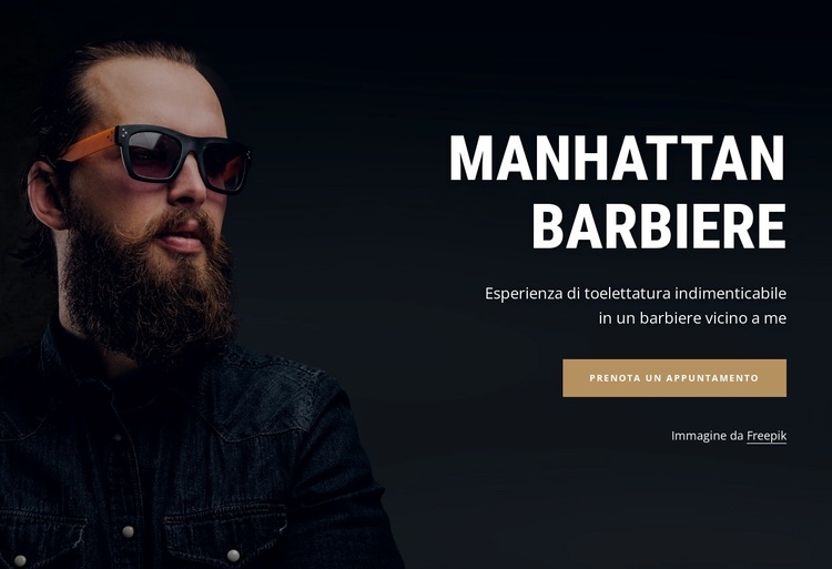 Barbiere di Manhattan Tema WordPress