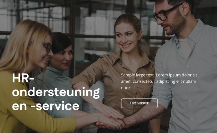 HR-ondersteuning CSS-sjabloon