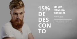 Barbearia Oferece 15% De Desconto