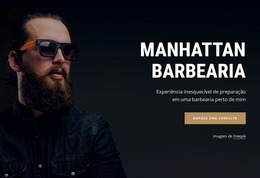 Barbearia Manhattan - Download Gratuito Do Modelo Joomla