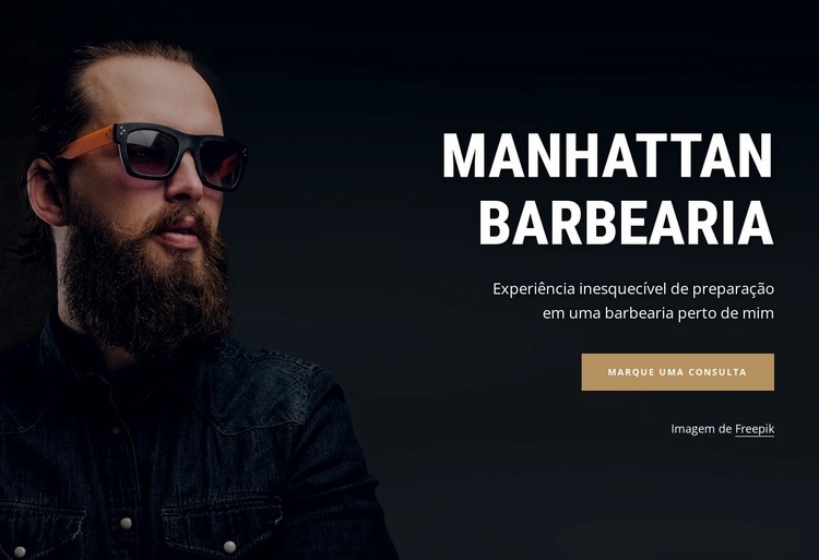 Barbearia Manhattan Modelo