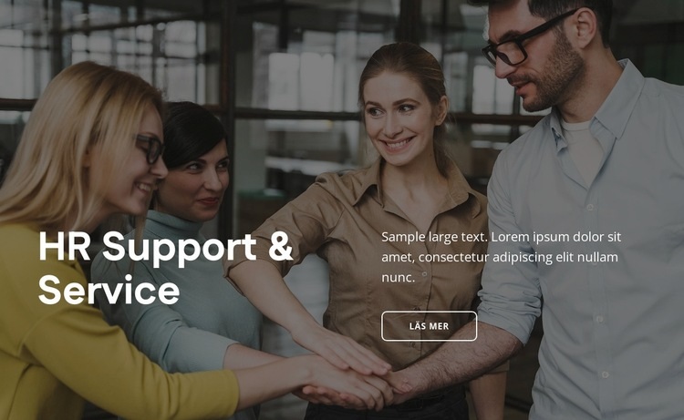 HR-stöd HTML-mall