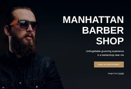 Manhattan Barber Shop - Free Templates