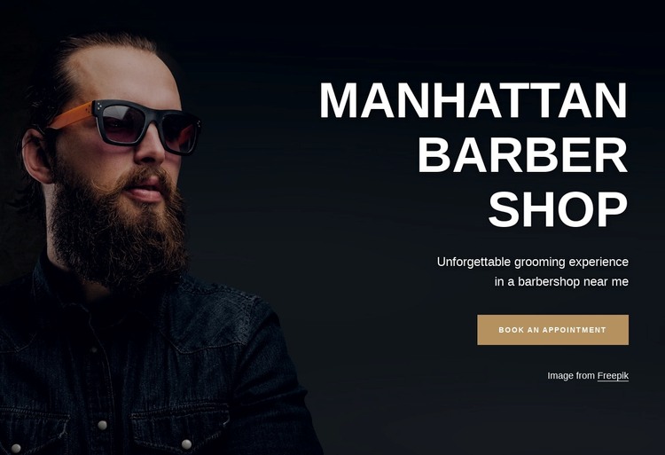 Manhattan Barber Shop WordPress Theme