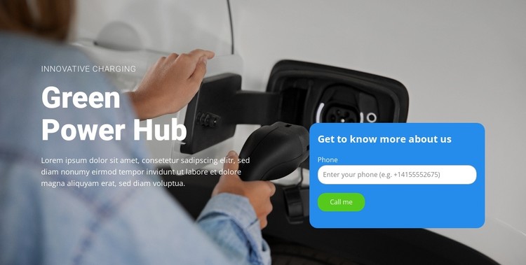 Electric Cars Redefine Driving CSS Template