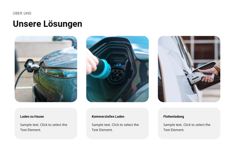 Die EV-Revolution ist da Website-Vorlage