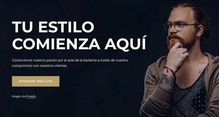 Peluquería de lujo Plantilla CSS