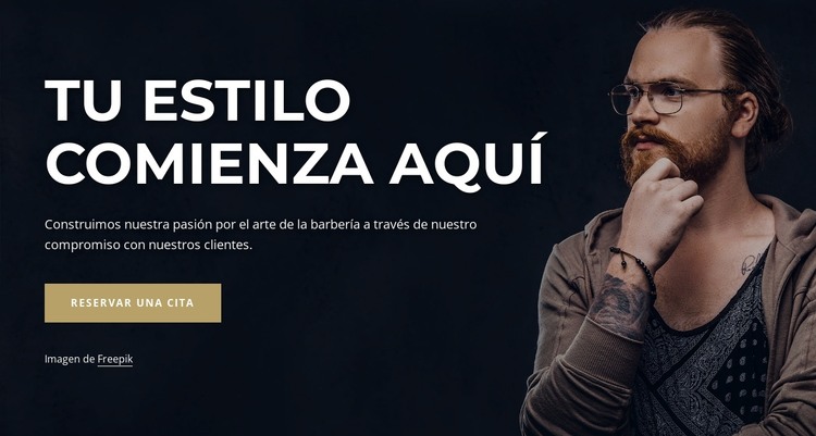 Peluquería de lujo Plantilla HTML