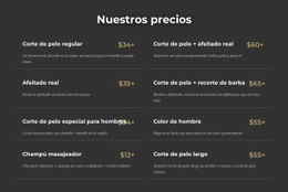 Precios De Peluquerías En Manhattan