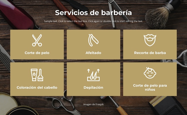 Servicios de peluquería en Manhattan Tema de WordPress