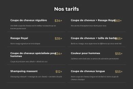 Tarifs Des Salons De Coiffure De Manhattan