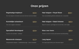 Prijzen Voor Kapperszaken In Manhattan