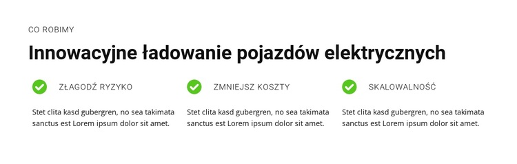 Przyszłość zrównoważonego transportu Motyw WordPress