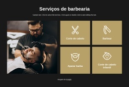 Serviços Premium De Barbearia