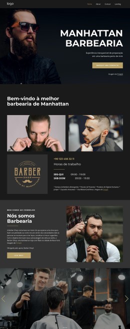 Estúdio De Barbearia Em Manhattan