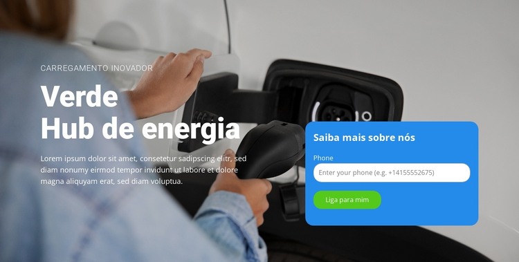 Carros elétricos redefinem a direção Modelo HTML