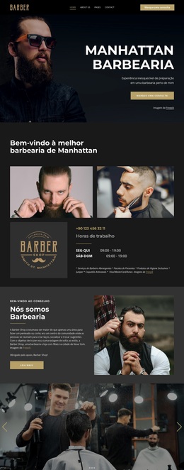 Estúdio De Barbearia Em Manhattan