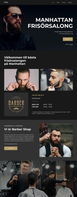 Bästa WordPress-Tema För Manhattan Frisörstudio