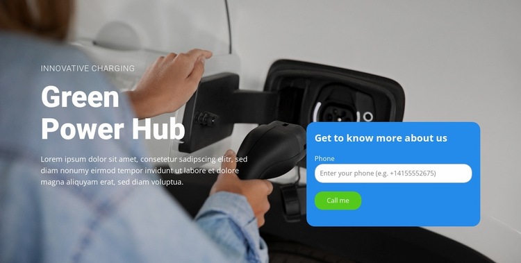 Electric Cars Redefine Driving Website Builder Templates