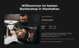 Kostenloses HTML Für The Best Barbershop In Manhattan