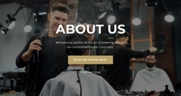 About Our Barbers - Cool Homepage