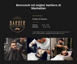 Mockup Di Sito Web Gratuito Per Siamo Un Moderno Barbiere Vecchio Stile