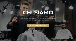 Informazioni Sui Nostri Barbieri - Modello Di Sito Web HTML