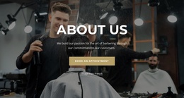 About Our Barbers - Joomla Website Template