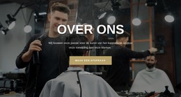 About Our Barbers - HTML-Websitesjabloon