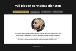 Wij Leveren Premiumdiensten - Design HTML Page Online