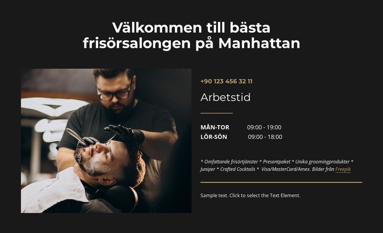 Den bästa frisersalongen på Manhattan Mall