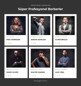 Professional And Certified Barbers Için Ücretsiz CSS