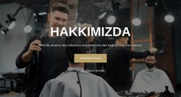 About Our Barbers Tek Sayfalık Şablon