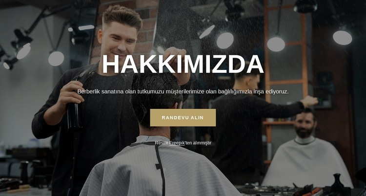 Berberlerimiz hakkında HTML Şablonu