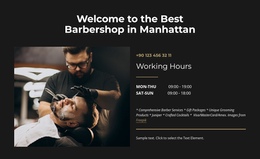 The Best Barbershop In Manhattan - Web Design Software