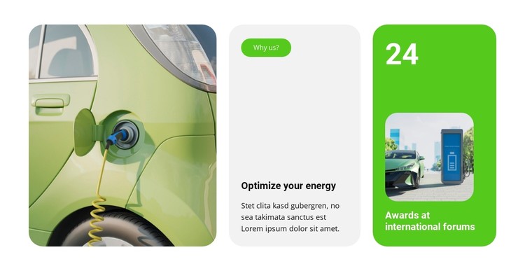 Electric Cars Gain Popularity CSS Template