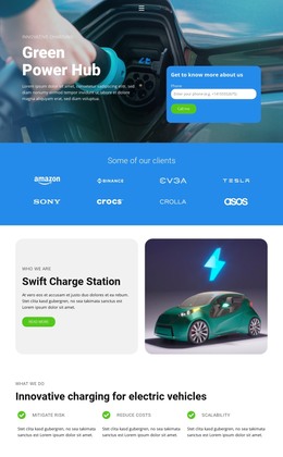 Sustainability Meets Innovation HTML Template