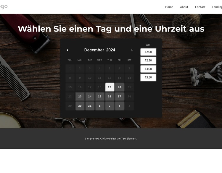 Wählen Sie einen Tag und eine Uhrzeit aus WordPress-Theme