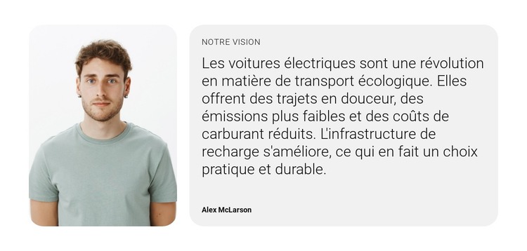 Alimenter l'avenir des véhicules électriques Modèle HTML