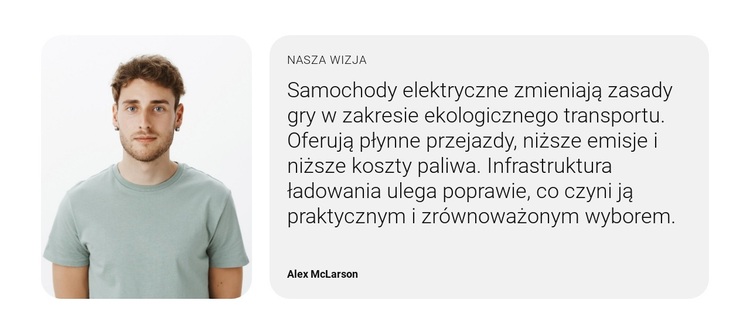 Zasilanie przyszłości pojazdów elektrycznych Motyw WordPress