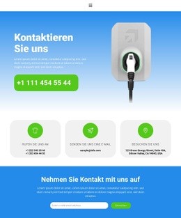 Fantastische Landingpage Für Intelligenterer, Saubererer Transport