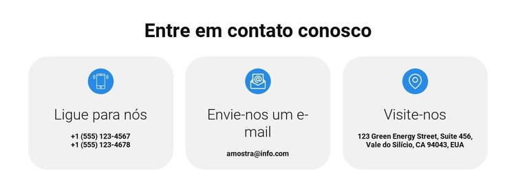 Veículos elétricos economizam energia Modelo de site