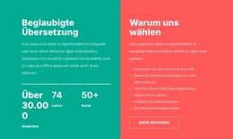 Beglaubigte Übersetzung - Mehrzweck-Joomla-Vorlage