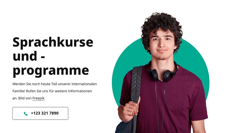 Sprachkurse und -programme WordPress-Theme