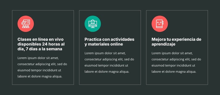 Beneficios de los cursos de idiomas Plantilla CSS