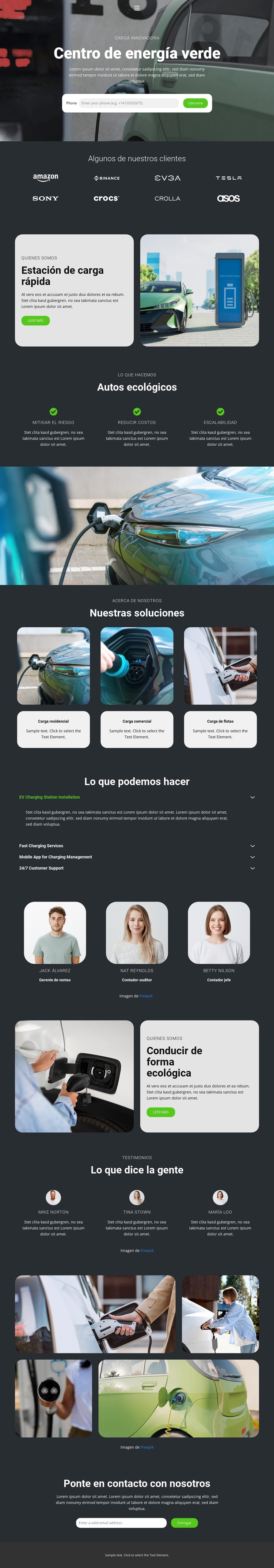 Charging Into the Future Tema de WordPress