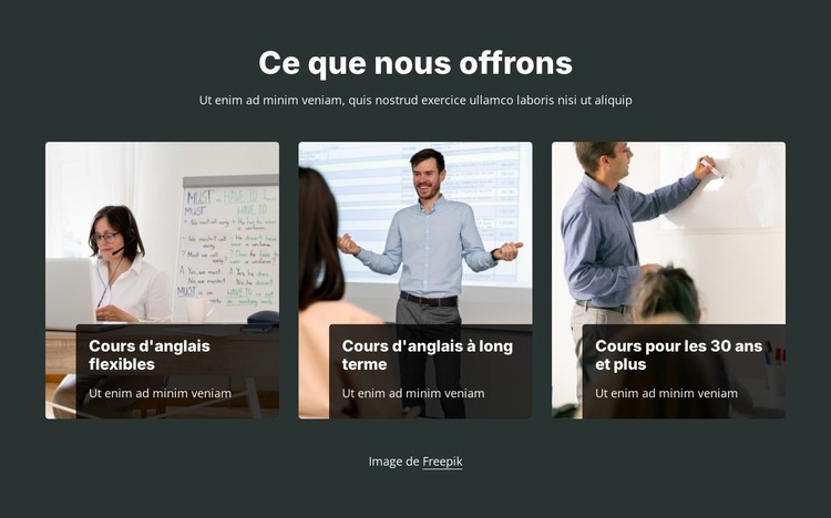 Apprenez des langues avec nous Modèle CSS