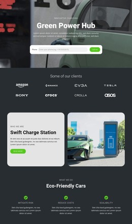 HTML Design For Charging Into The Future