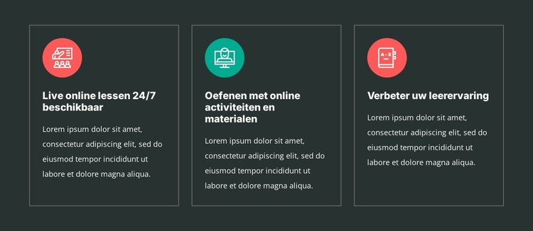 Voordelen van taalcursussen HTML-sjabloon